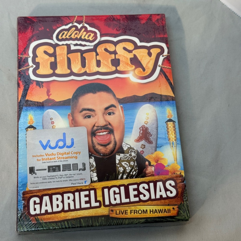 Gabriel Iglesias Aloha Fluffy Live From Hawaii DVD Comedy Central New Sealed